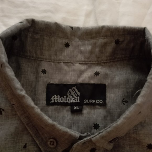 MOLOKAI SURF Dark-Gray XL Shirt - Picture 3 of 4